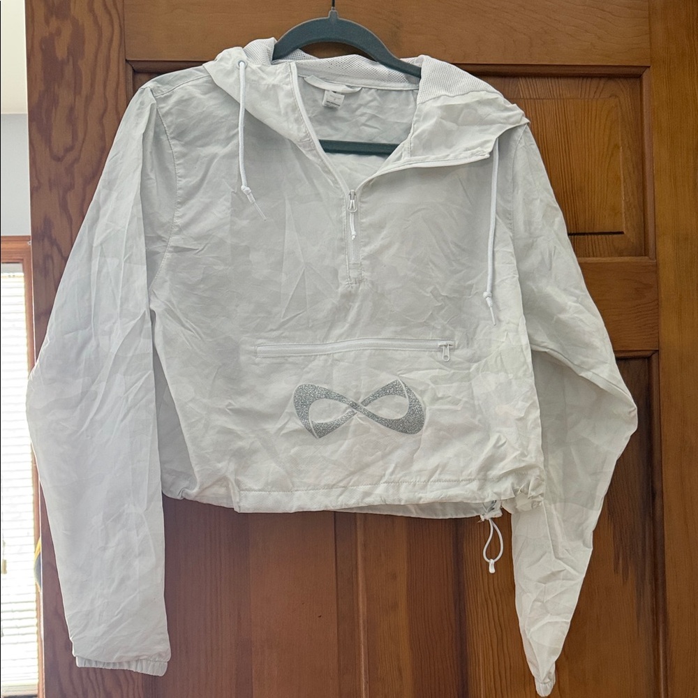Infinity  White Mesh-Lined Jacket